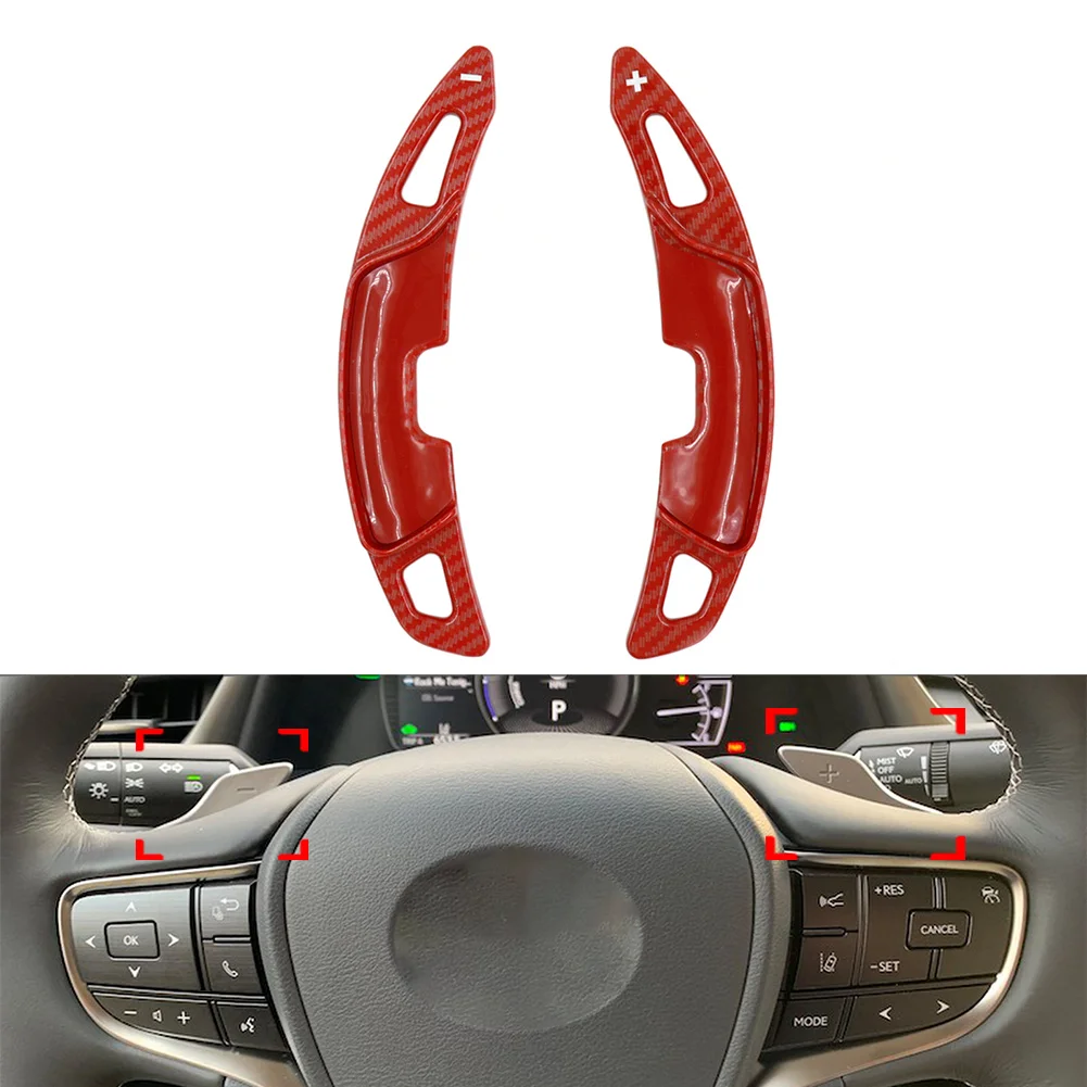 Car Steering Wheel Shift Paddle Extension Cover For Lexus ES250 ES350 2019 2020 2021 2022 2023 2024