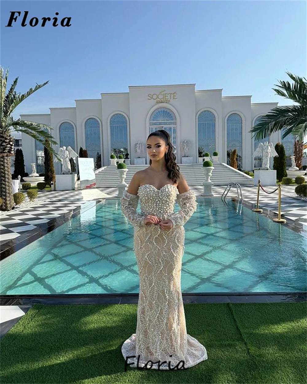 Pearls Off Shoulder… - image