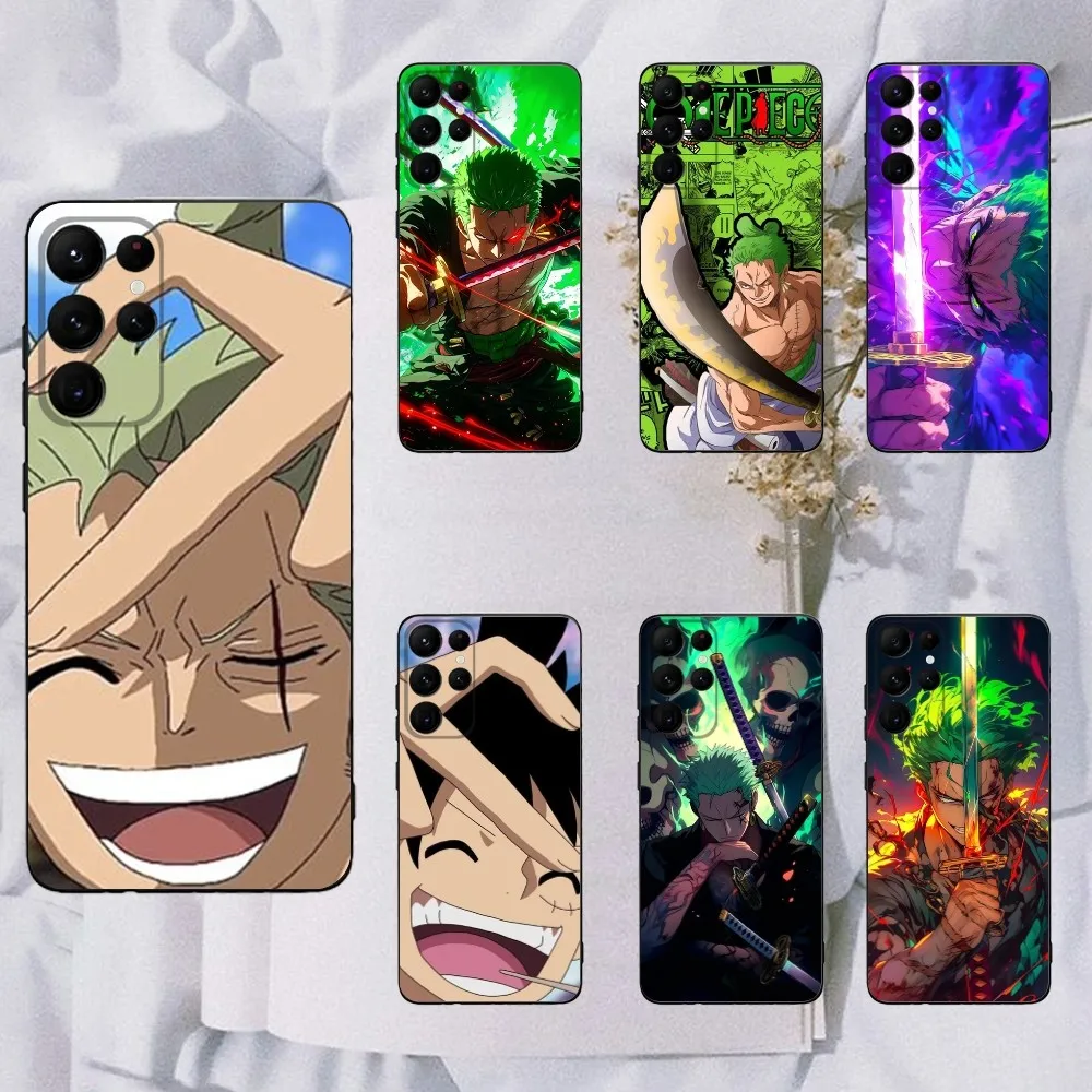 R-RoronoaS Z-Zoro  Phone Case For Samsung Galaxy A20,A21s,A22,A31,A32,A52,A53,A72,73,A80,A91 Soft Black Cover