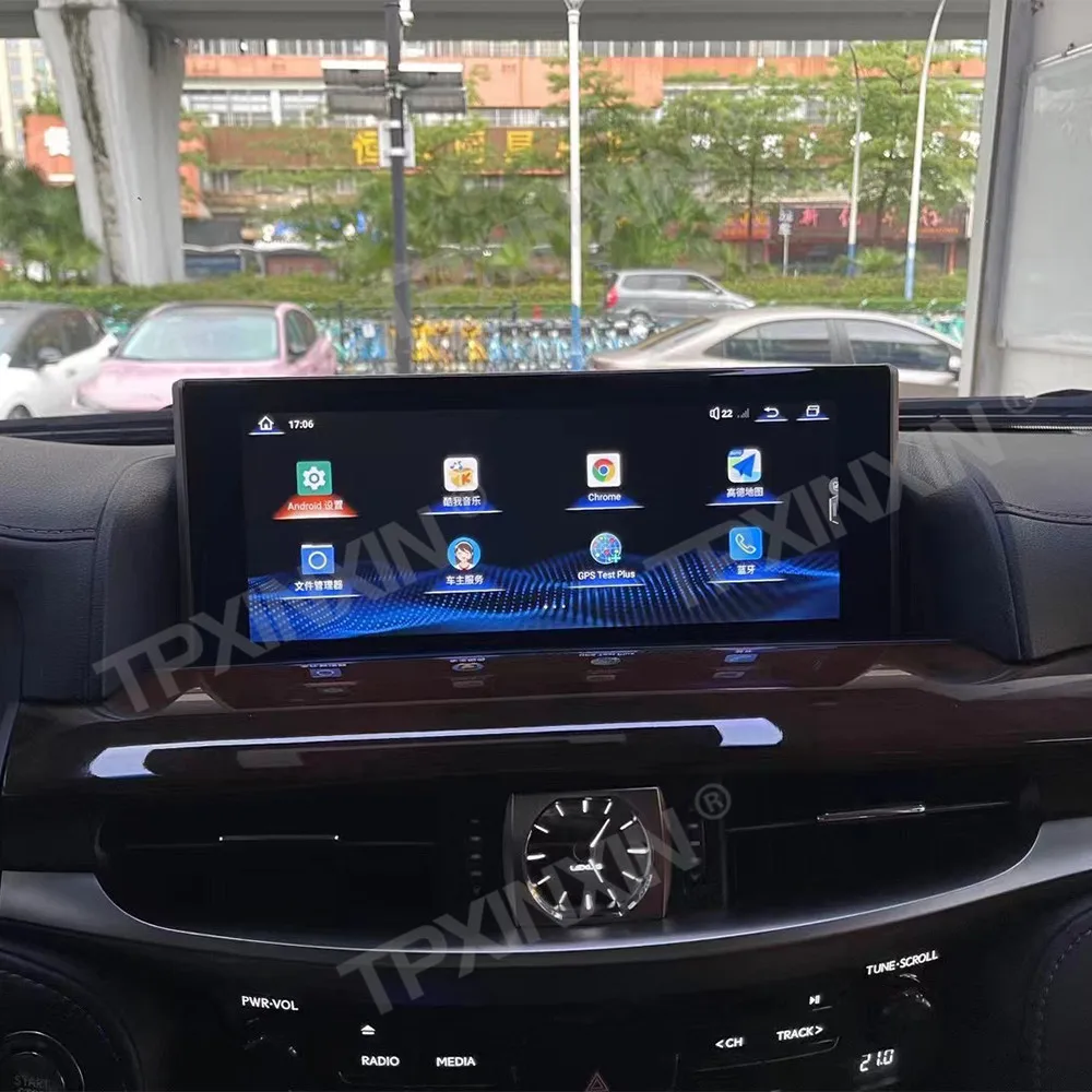 For Lexus LX570 2015~2021 Qualcomm Android Auto Car Radio Stereo Carplay Automotive Multimedia Player GPS Navigation Head Unit