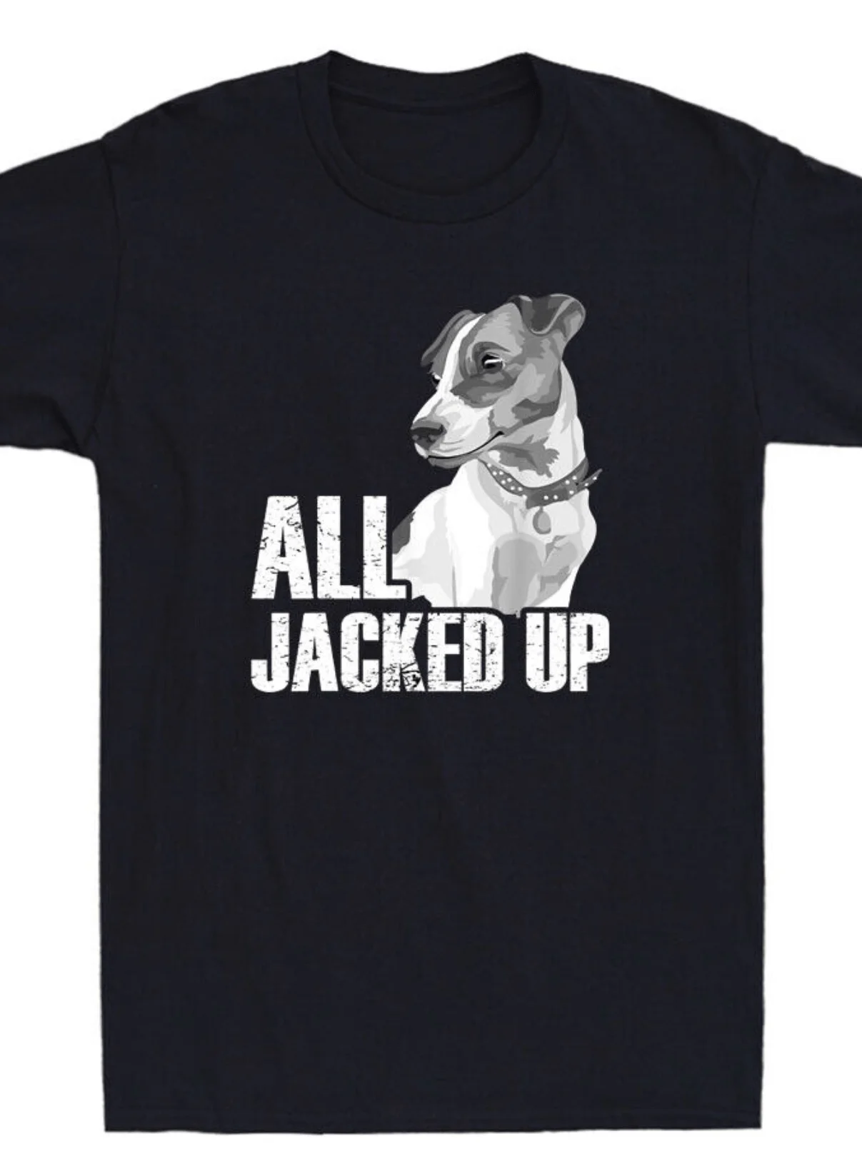 

Мужская футболка в стиле ретро для хоббибистов «Fully Armed Jack Russell Terrier»