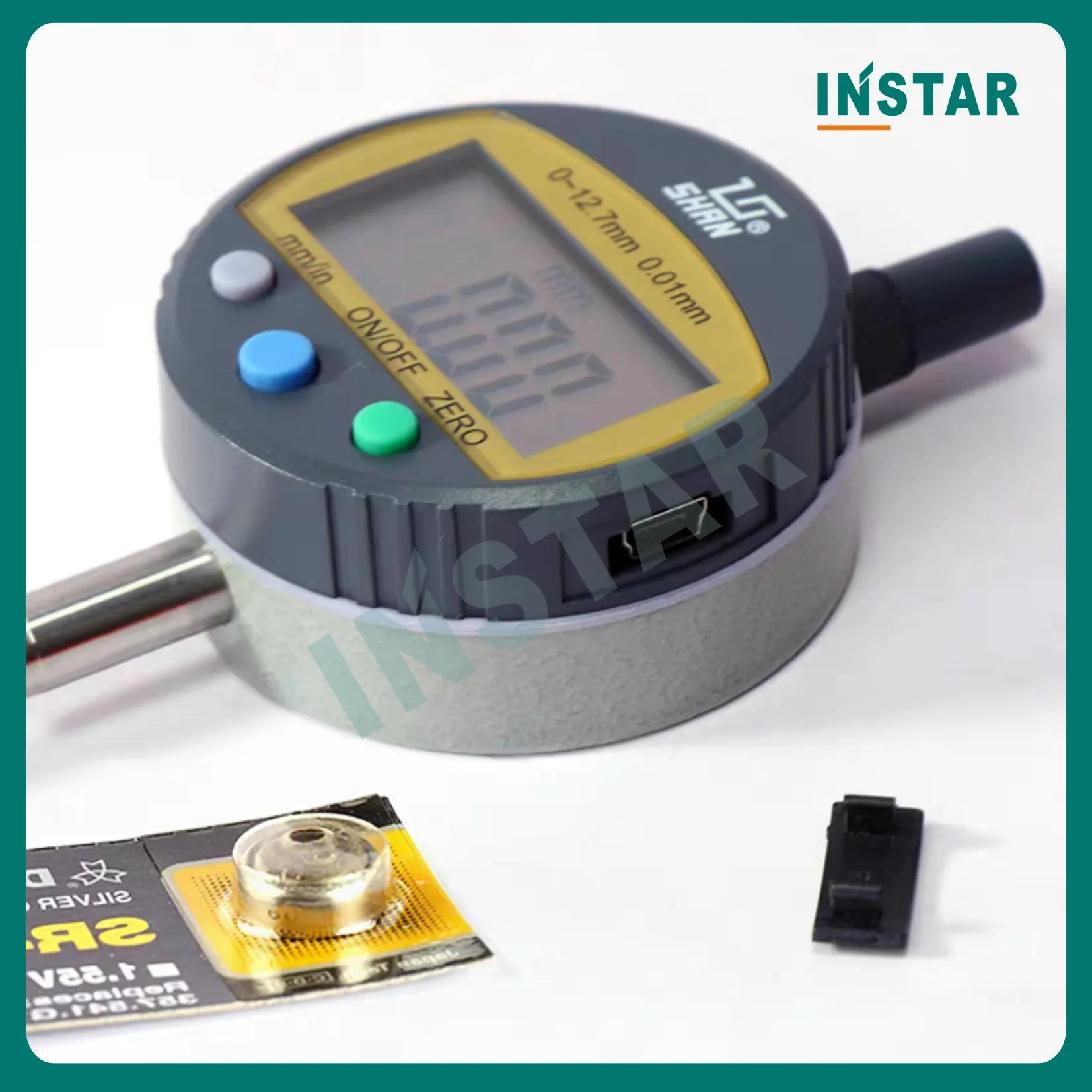 Shan Digital Dial Indicator 0-12.7mm 0.01mm 0-25mm 0-30mm Electronic Dial Gage 0-50mm 0.001mm Micron Dial Industrial Quality