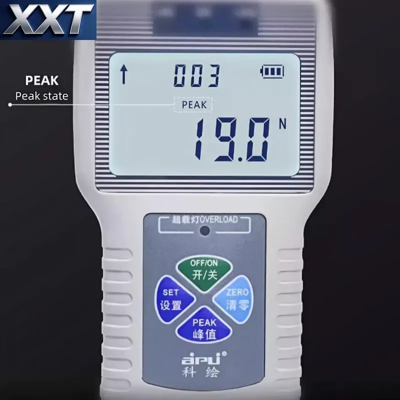 XXT Ultra-high Resolution Large-screen Backlight Digital Display Push-pull Tester Is Used to test the Push-pull Load