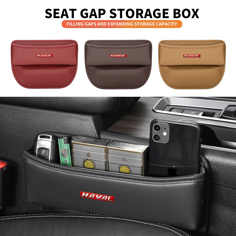 

Portable Car Seat Divider Crevice Pockets Storage Box For Haval H6 Dargo M6 H9 H6S F7 F7X Jolion X DOG XY H2 H3 H5 H7 H8 M4 F7H