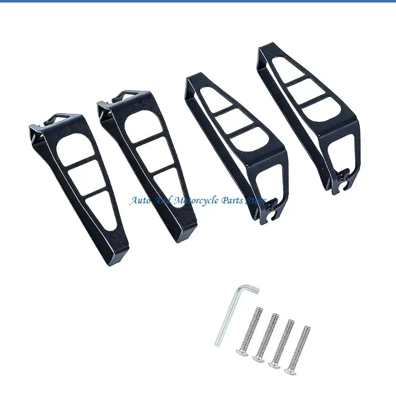P9FD Black Metal Motorcycle Light Defense Protective Cover For Better Visibility And Extended Durability