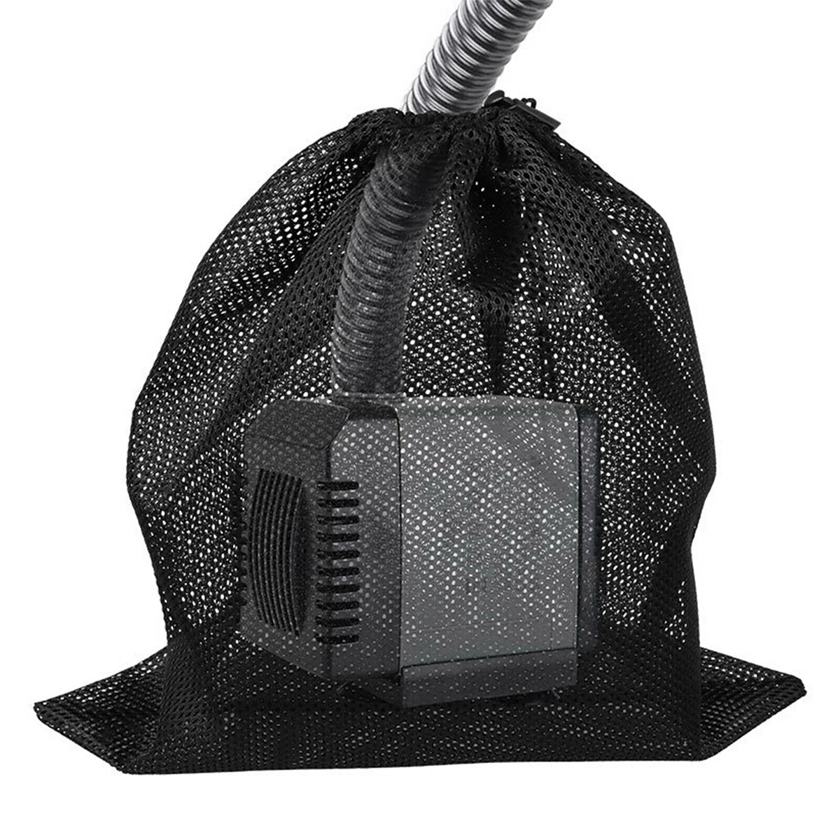Water Pump Filter Mesh Bag Anti-clog Barrier Protector with Drawstring Reusable Filter Pond Biological leaf Rubbish