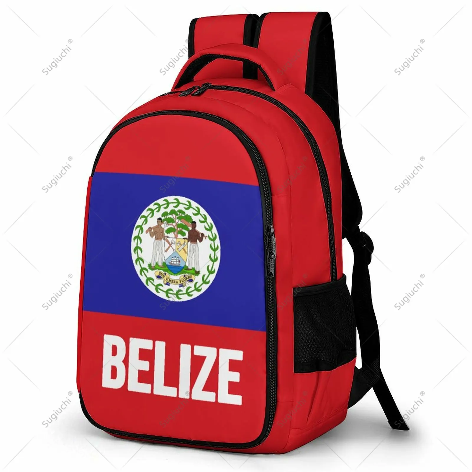 

Backpack Belize Flag Student Schoolbag Smart Business Travel Leisure Backpack Laptop Back Pack Office Work Bag