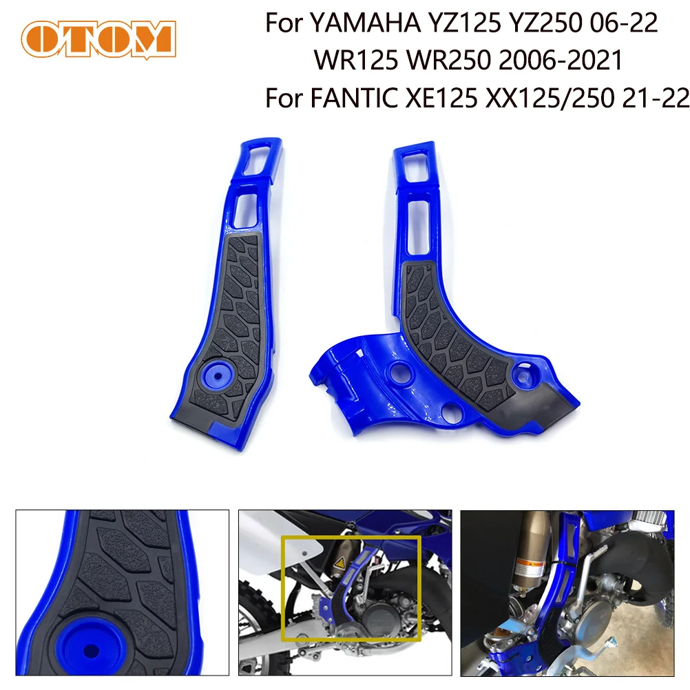 

OTOM X-Grip Frame Guard Protection Cover For YAMAHA YZ125 YZ250 06-22 WR125 WR250 FANTIC XE125 XX125 XX250 Motorcycle Accessory