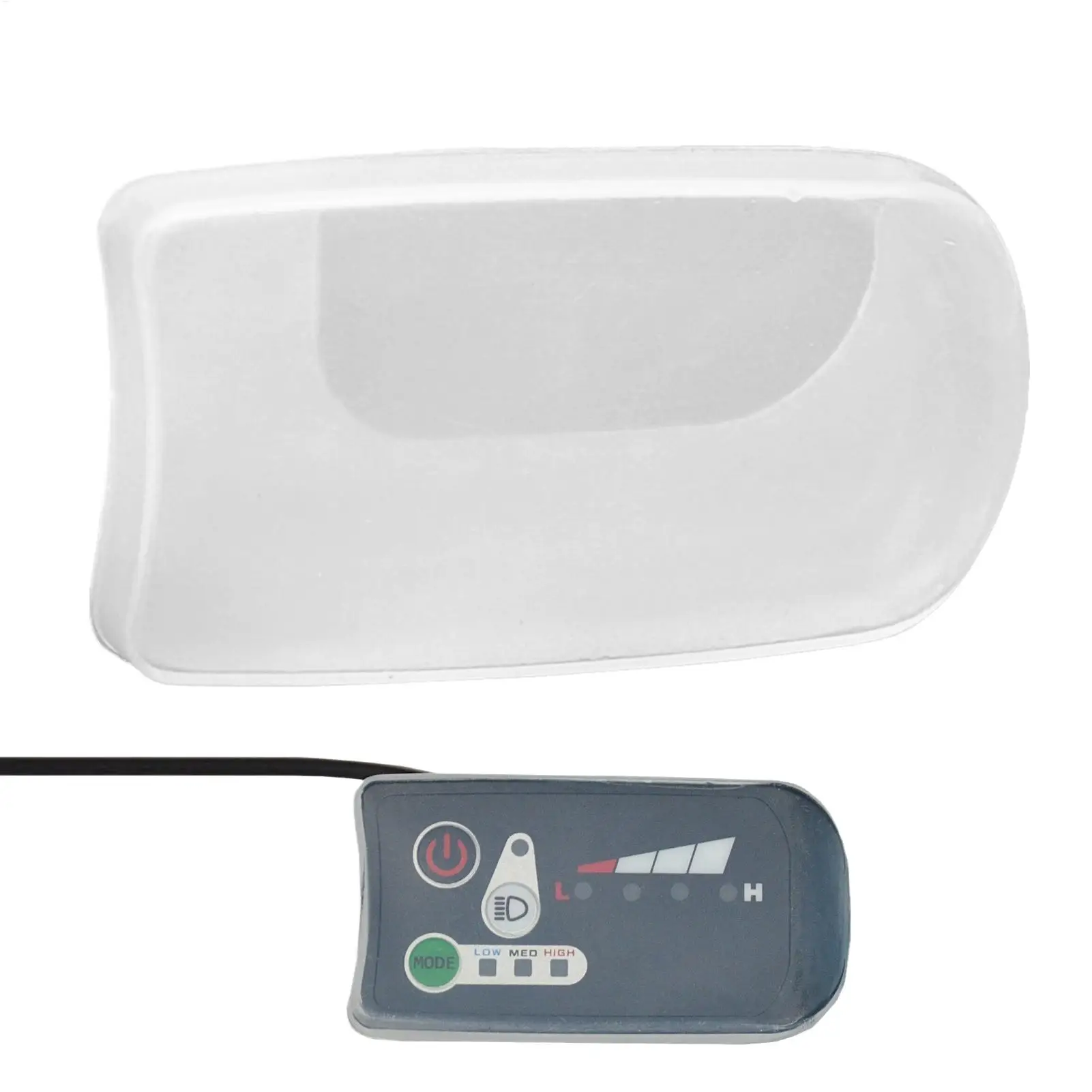 Electric Bike Monitor Cover Silicone Screen Waterproof Dust Cover Transparent Speedometer Monitor Shield, Cycling Accessories