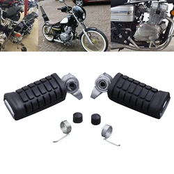 Black Motorcycle Front Rider Foot Pegs Rests Pedals Footpegs For Honda CMX250 CMX 250 Rebel CA250 1996-2011