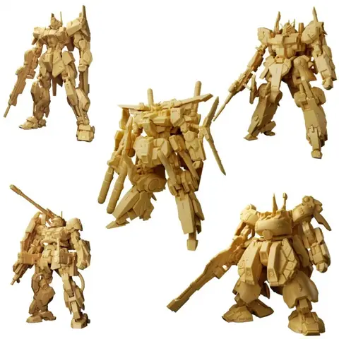 반다이 오리지널 건담 유물 5 PMX-003 The-O MSN-00100 Hyaku Shiki 조립 모델 장난감 Collectible Model Gifts For Children