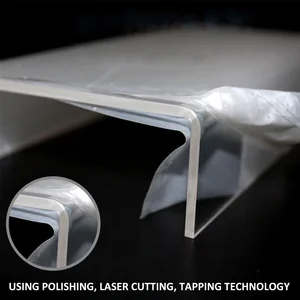 3 Acryl -PCs Acrylaussteller U -Form Langlebiges Licht führte zu Cupcake in verschiedenen Größen für Süßigkeiten Cupcake 8 Hauptverkäufe der verschiedenen süßen Verkäufe - №5