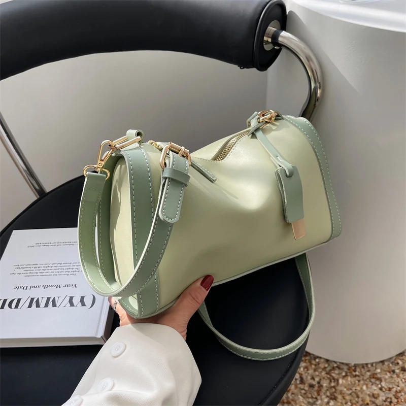 

2022 New High-Quality Texture Shoulder Bag PU Fashion Large-Capacity Underarm Bag Design Trendy All-Match Handbags