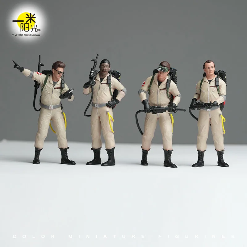 1/18 1/24 Zeddemore Peter Raymond Igon Figur Modell Film Charaktere Figur Straße Szene Sand Tisch Fotografie Modell Requisiten