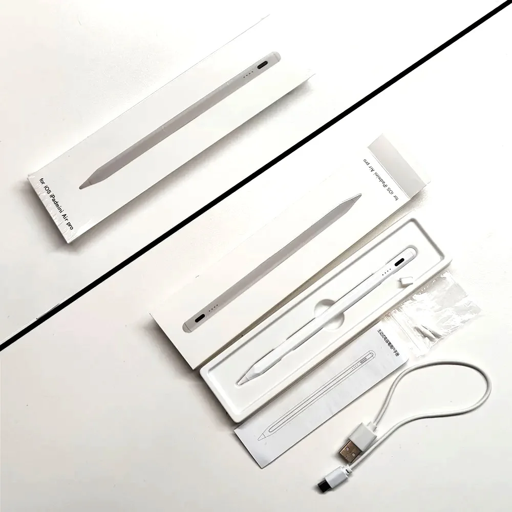 Stylus Pen for Apple Pencil with LED Power Indicators Palm Rejection Touch Pen for 2026 2025 2022 2021 2020 2019 2018 iPad Penci view 5