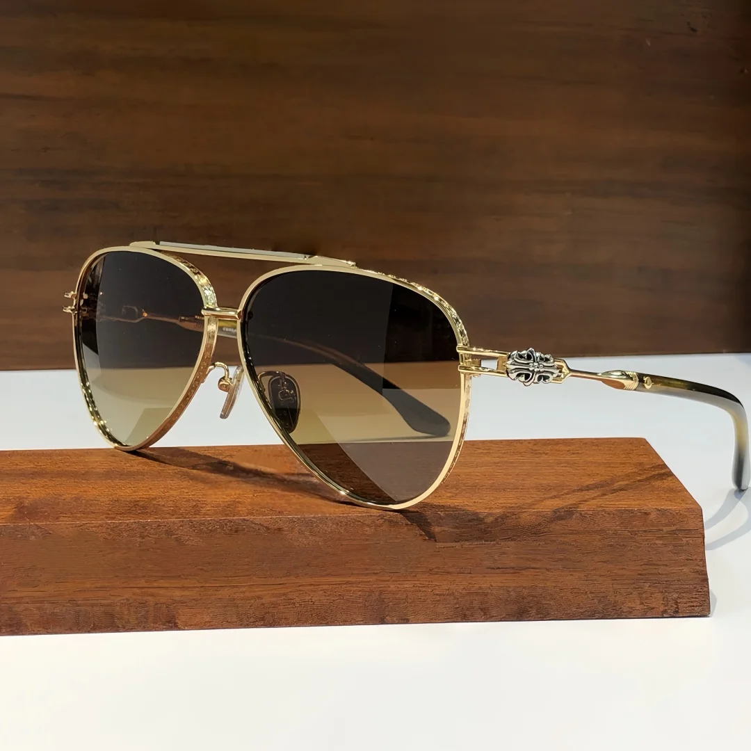 

2025 Новые солнцезащитные очки для мужчин Pilot UV400, модные уличные женские роскошные дизайнерские солнцезащитные очки для вождения, классические ретро индивидуальные трендовые солнцезащитные очки