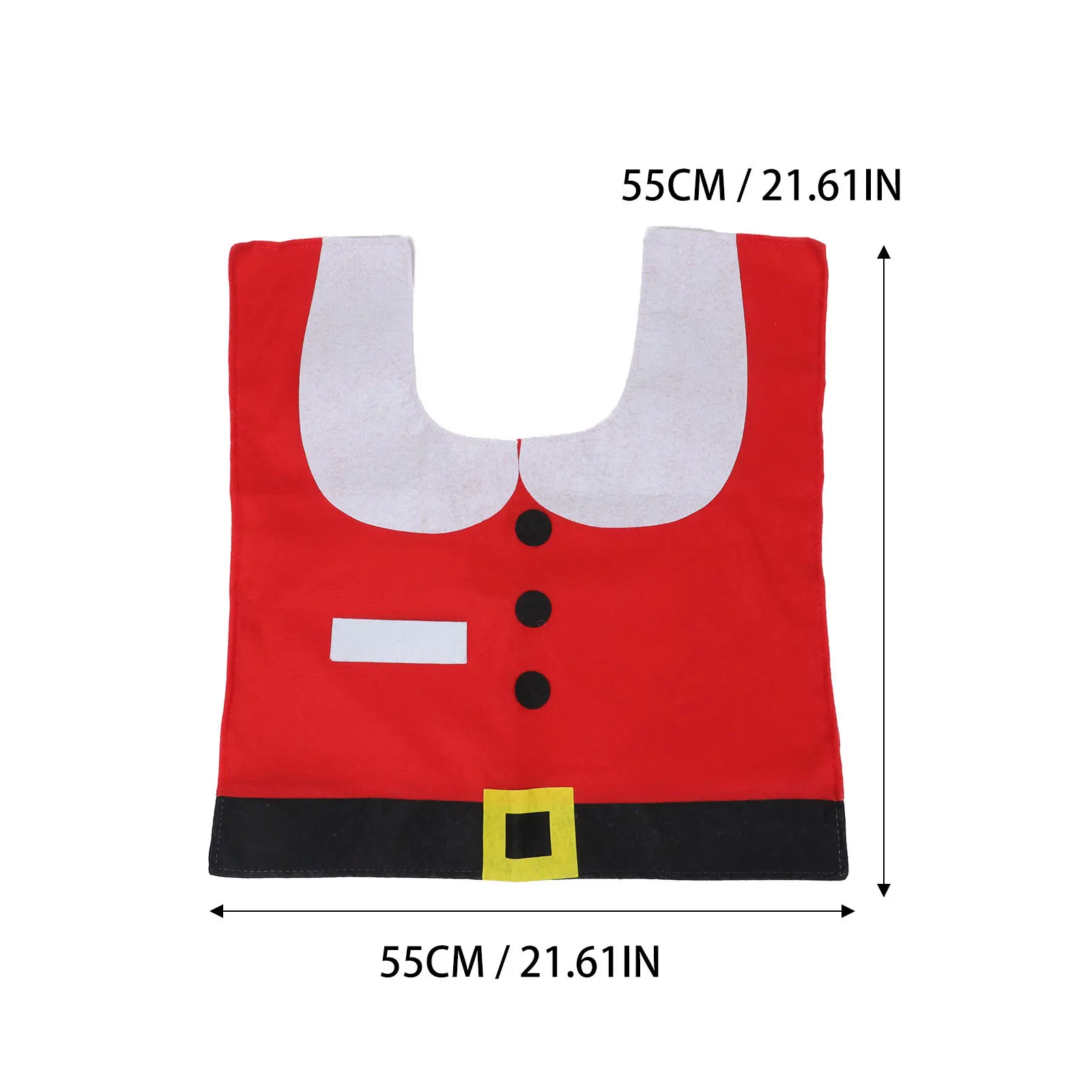 

Christmas Toilet Cover Set Santa Claus Theme Bathroom Decoration Seat Lid Water Tank Floor Mat Christmas Gifts Home Supplies