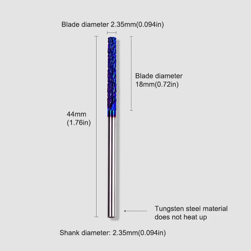 Nagel bohrer Fräser Fräser Wolfram karbid Nagel bohrer für elektrische Nagel bohrer Maniküre Maschine Pediküre Nagel feile Zugang