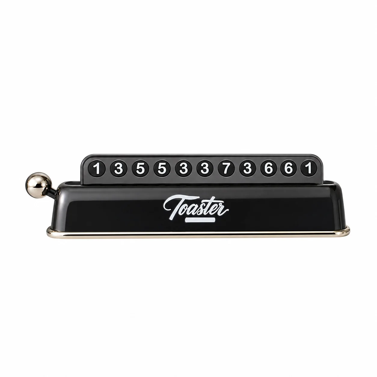 Creative Retro Piano-Style Parking Signs, Vehicle Movement Reminder Signs, Car Interior Decorations, Car Accessories