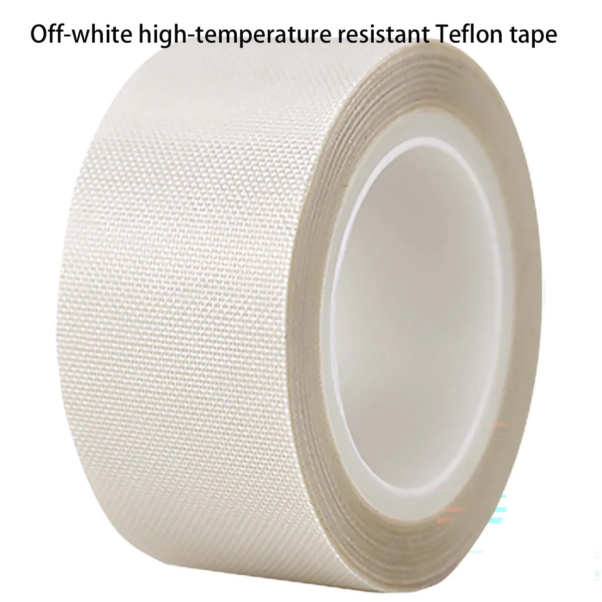 Off White Teflon High Temp Tape Heat Resistant Insulation Anti-Scald For Sealing Vacuum Packing Machine