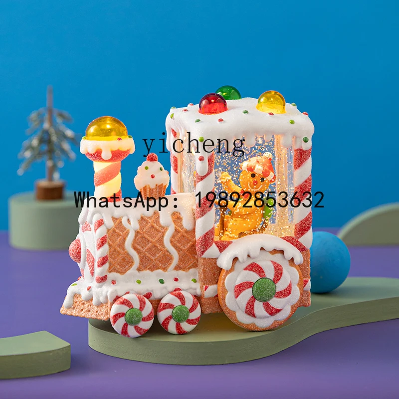 

B3 Christmas Ornaments Candy Gingerbread Man Tree Train Toy Ornament