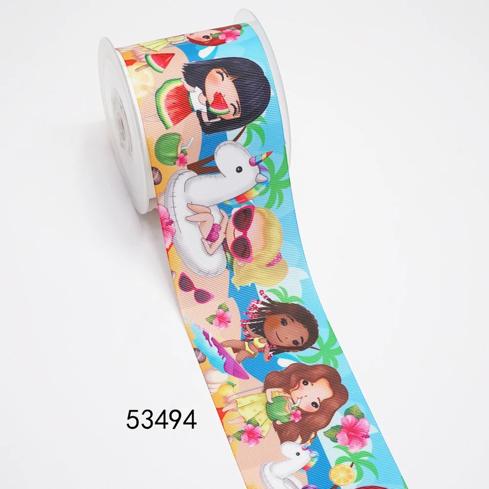 DIY Cartoon Fairy Printed Grosgrain Ribbon For Craft Supplies Sewing Accessories 5 Yards, Planar Resins Mold 10 Pieces. 52135