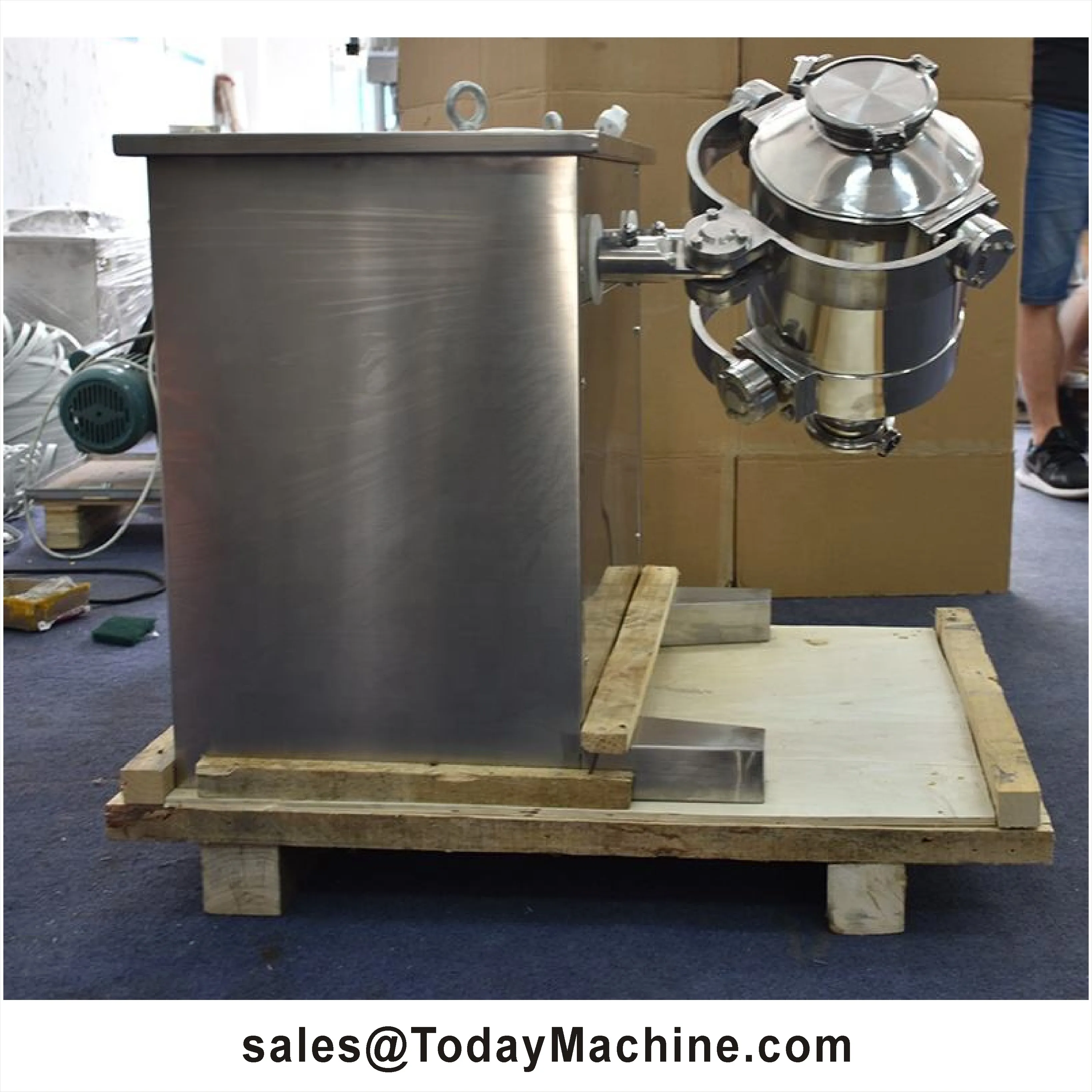 

High Quality Customized Three Dimensional Movement Mixer / 3D Powder Mixing Machine