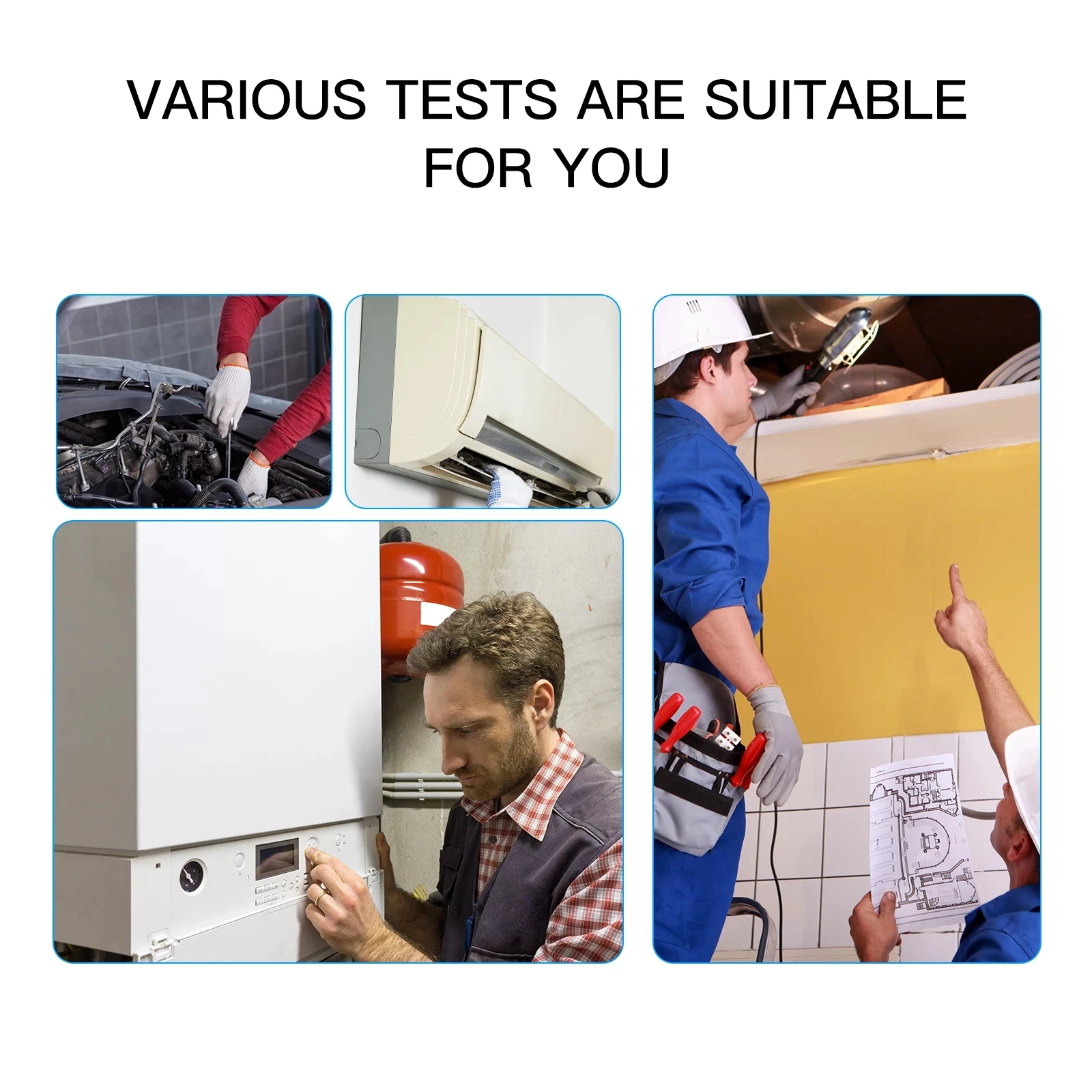 Endoscope Camera Dual Lens 8mm HD Borescope IP67 Waterproof Inspection Camera Screen for OTG Android Smartphone PC Notebook