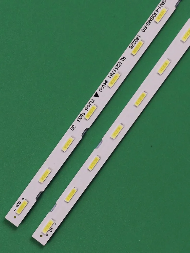 KIT 2 BARRAMENTOS LED-Fernseher UN43RU7100 UN43NU7100G