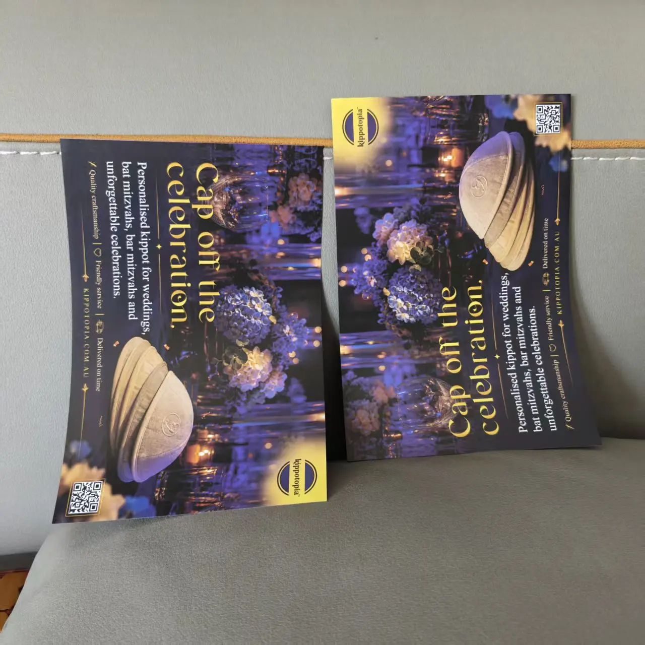 200/300pcs Customized A5 A6 full-color art paper advertising brochure menu/fitness/beauty and hairdressing marketing brochure