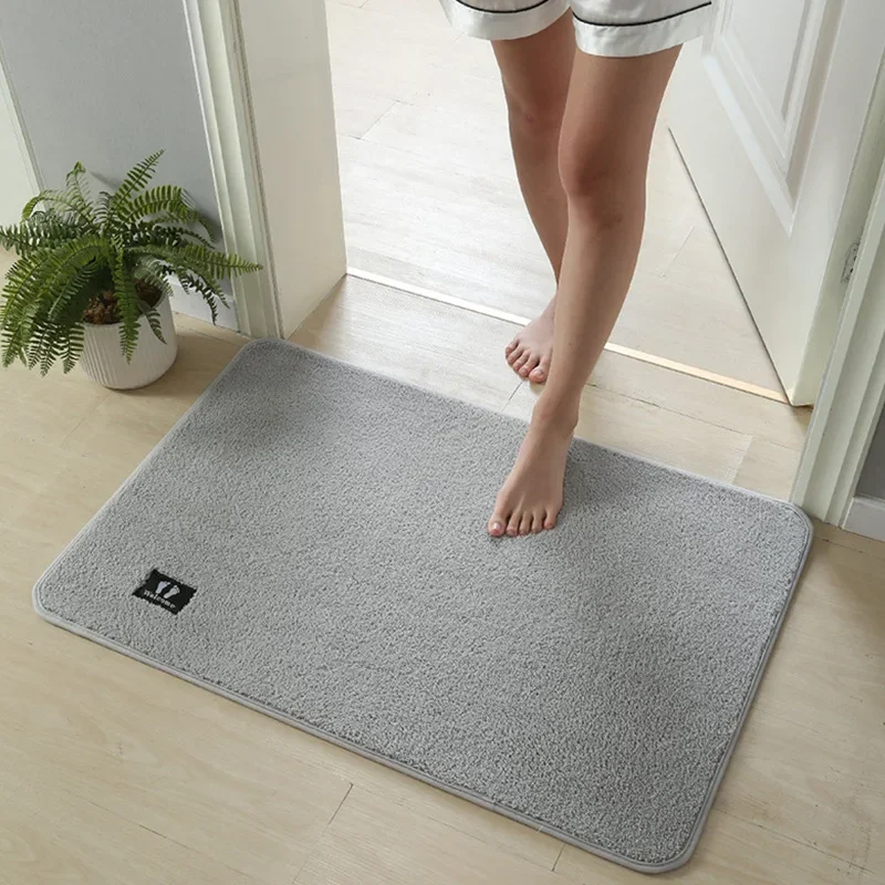 Soft Anti-Slip Bath Mat Super Absorbent Bathroom Carpets Rugs Bathtub Floor Doormat For Shower Room Toilet Rug Bathroom