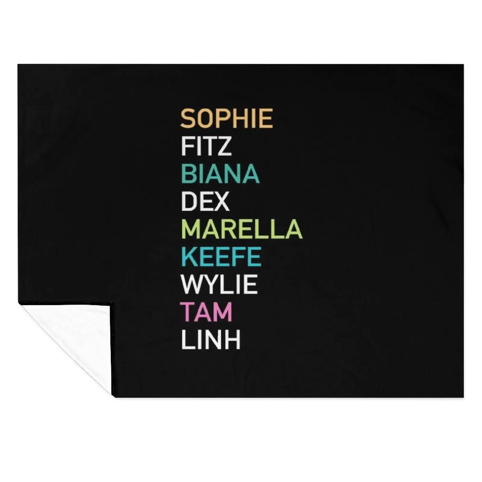 

Keeper of the Lost Cities Character Throw Blanket Stuffeds Personalized Gift Sofa valentine gift ideas Blankets