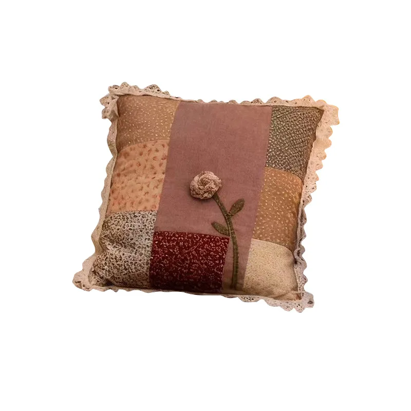 

Lace edge throw pillow quilt dual-purpose two-in-one pillow thickened car sofa cushion office nap blanket