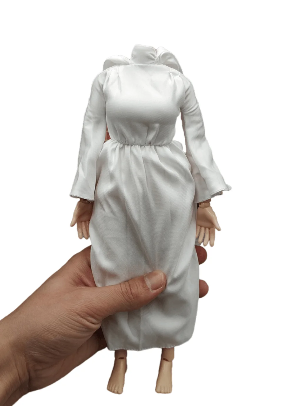 

1/6 Scale Soldier Accessories Clothes Nun Dress White Uniform JO 12Inch Action Figure Body Doll