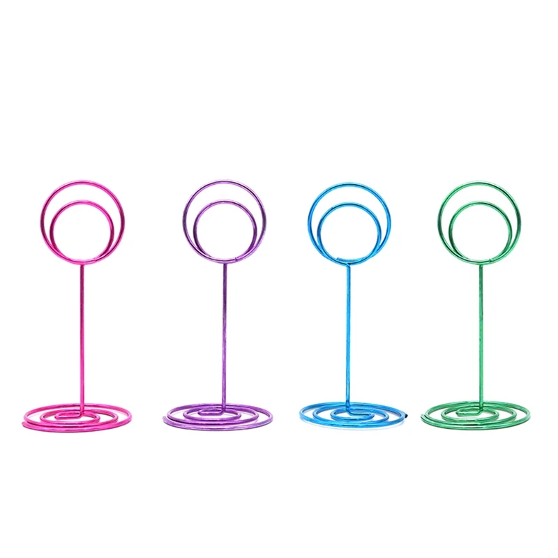 Porte-cartes et porte-photos pour mariage et fête d'anniversaire, porte-cartes pour travailleurs et restaurants, 85mm, 80 pièces