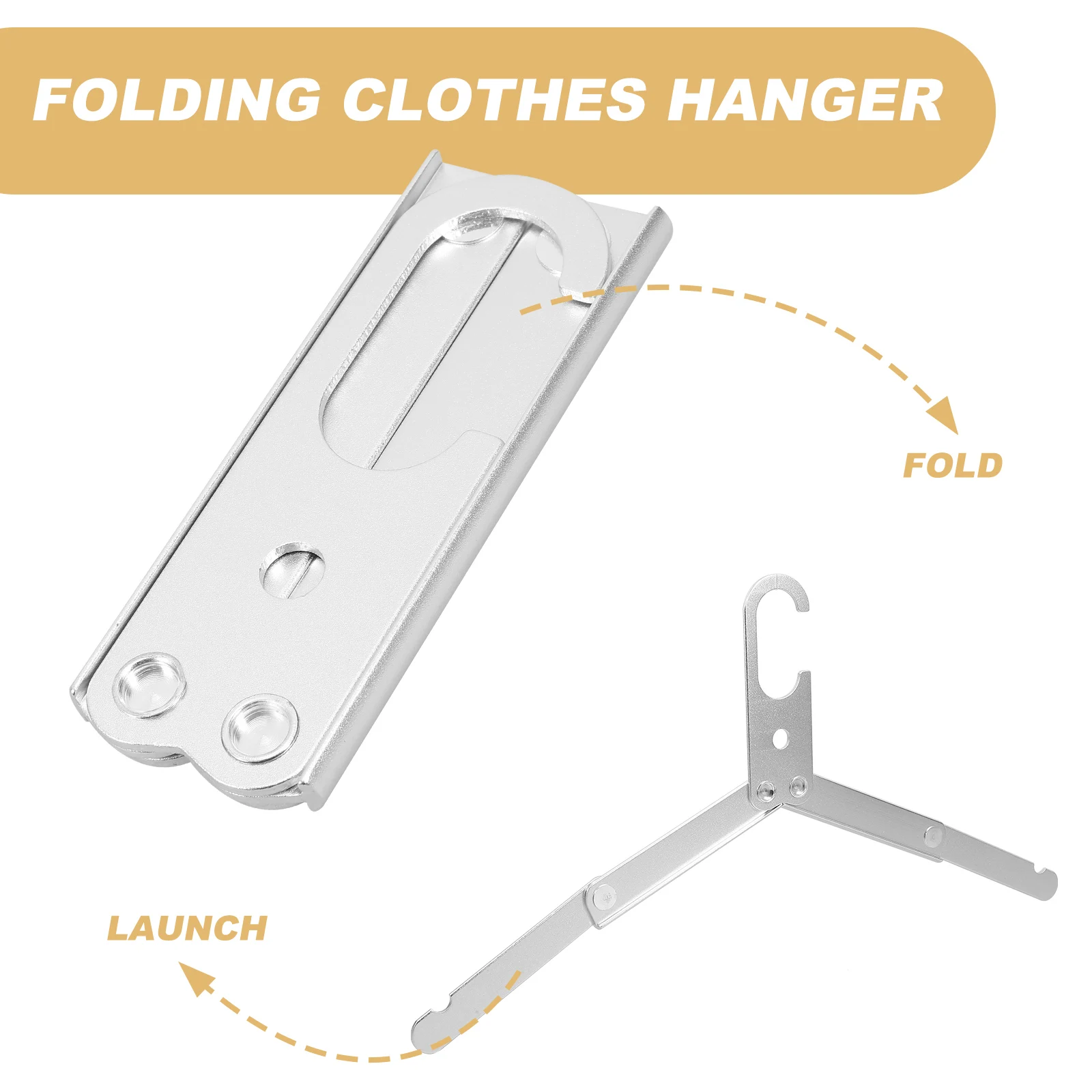 

3pcs Metal Folding Space Saving Coat Rack Multi Small Clothes Rack Household Travel Organizer Bedroom Closet Kitchen