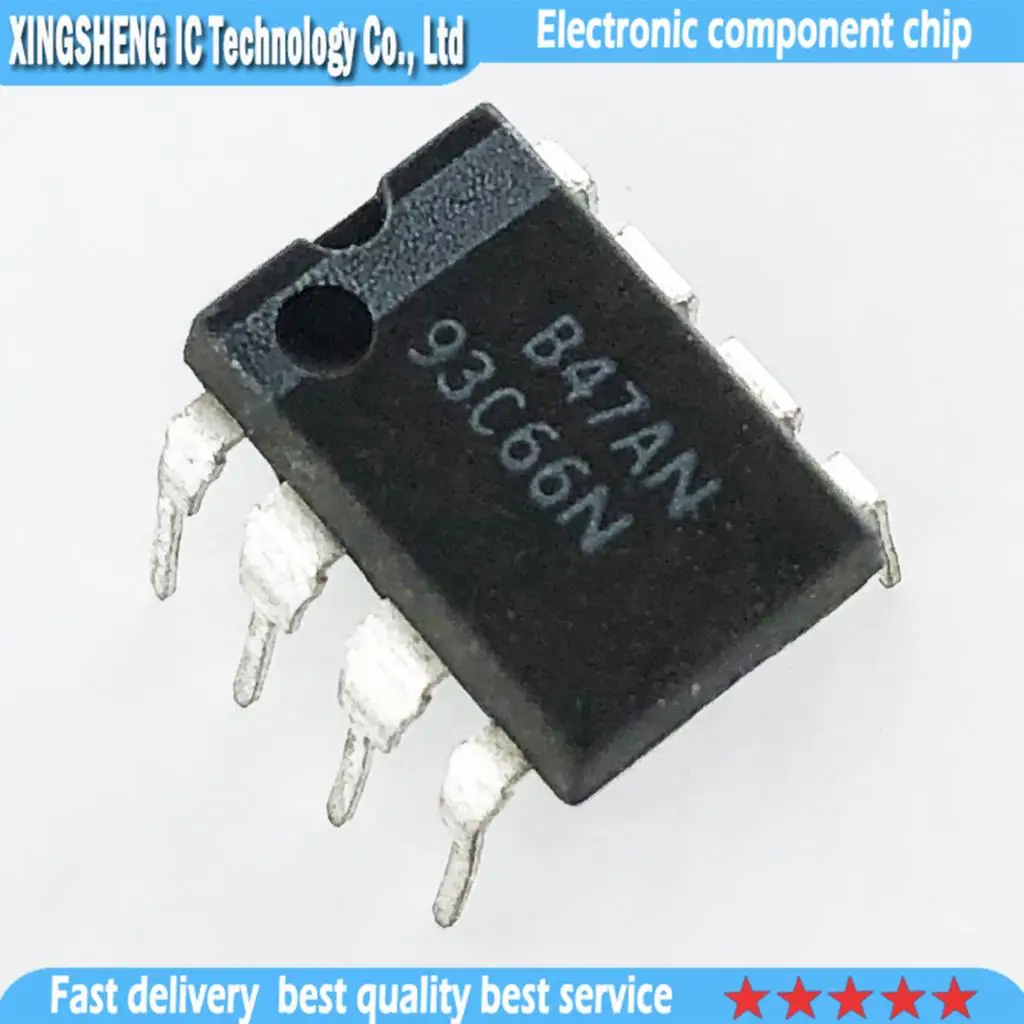 10PCS 93C66N 93C66 DIP-8  In Stock