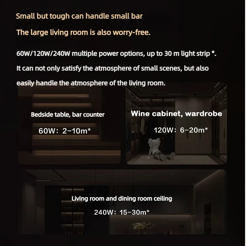 Sterownik Aqara Smart Light Strip Driver T1 ZigBee do taśm LED, ściemnianie, regulacja temperatury barwowej, ściemnianie całego domu — zdjęcie produktu 6
