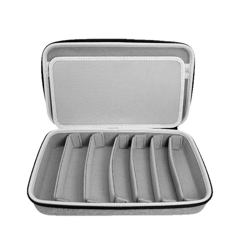 

A95I-Портативная коробка для хранения очков с регулируемым слотом, дорожный органайзер для солнцезащитных очков, чехол для нескольких пар