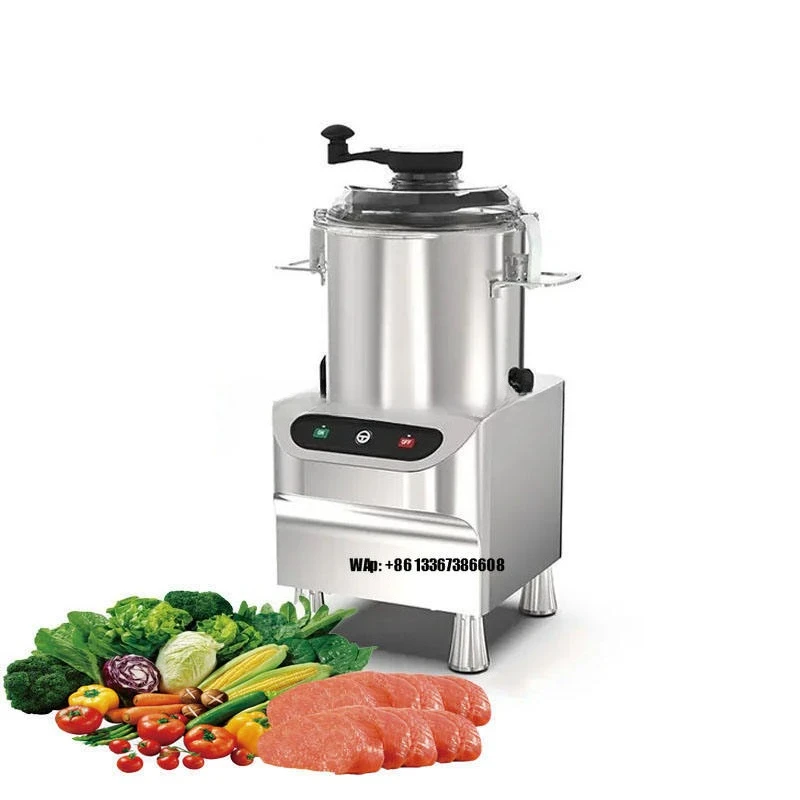 

Commercial High-Power Electric Food Processor Stainless Steel Meat & Vegetable Grinder Powerful Fruit & Vegetable Machine