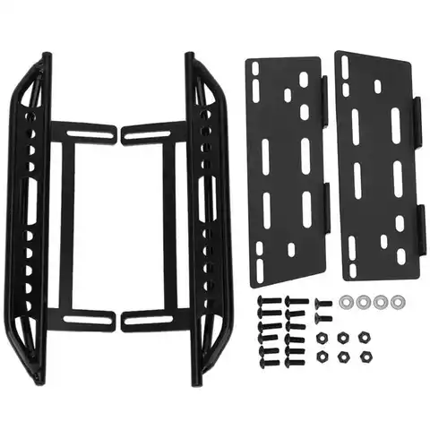 Side Step Side Pedal Foot-Plate Sliders for 1/10 RC Crawler Axial SCX10 SCX10 II 90046 Wrangler Shell