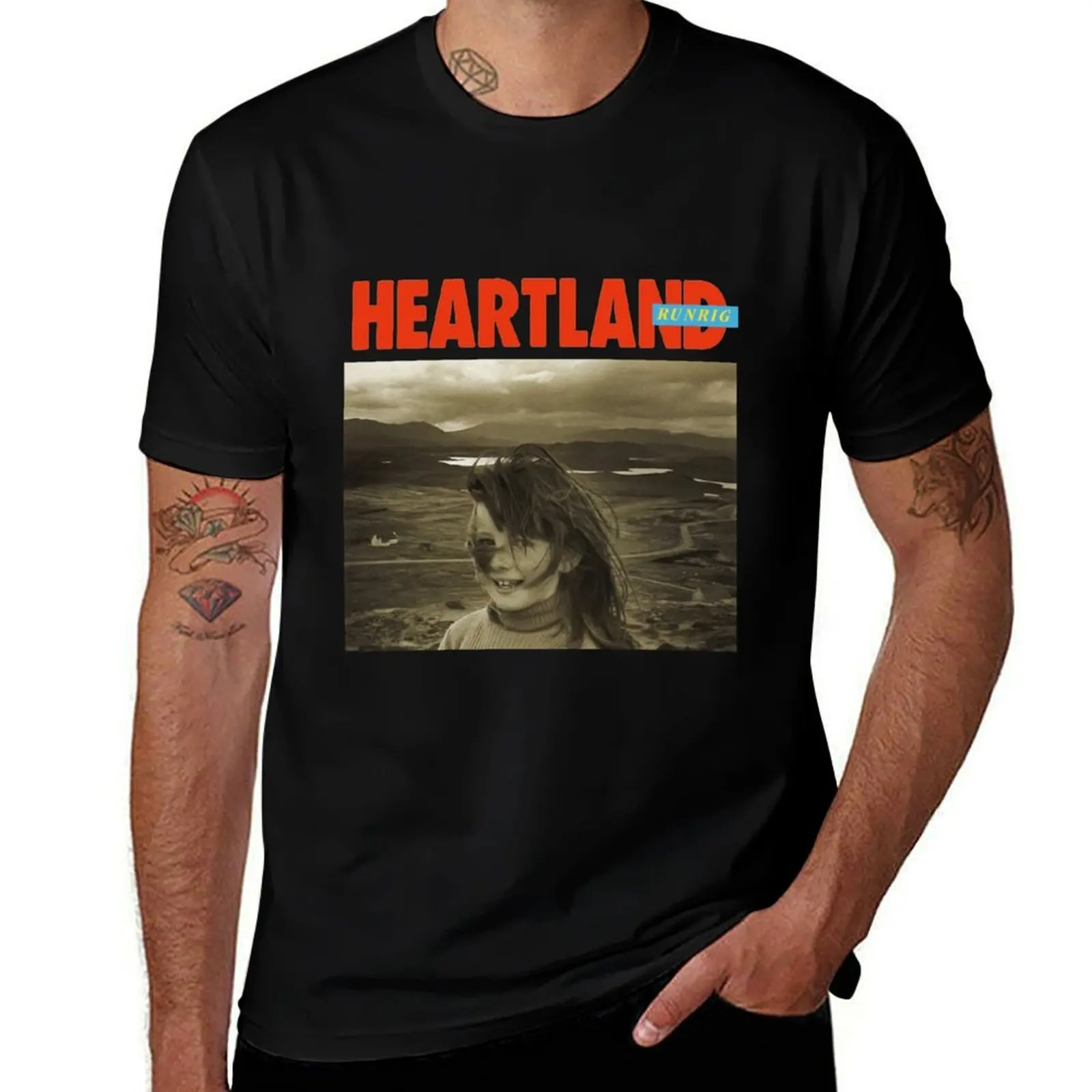 

runrig Heartland T-Shirt Casual Loose Short Sleeve Tee for Men