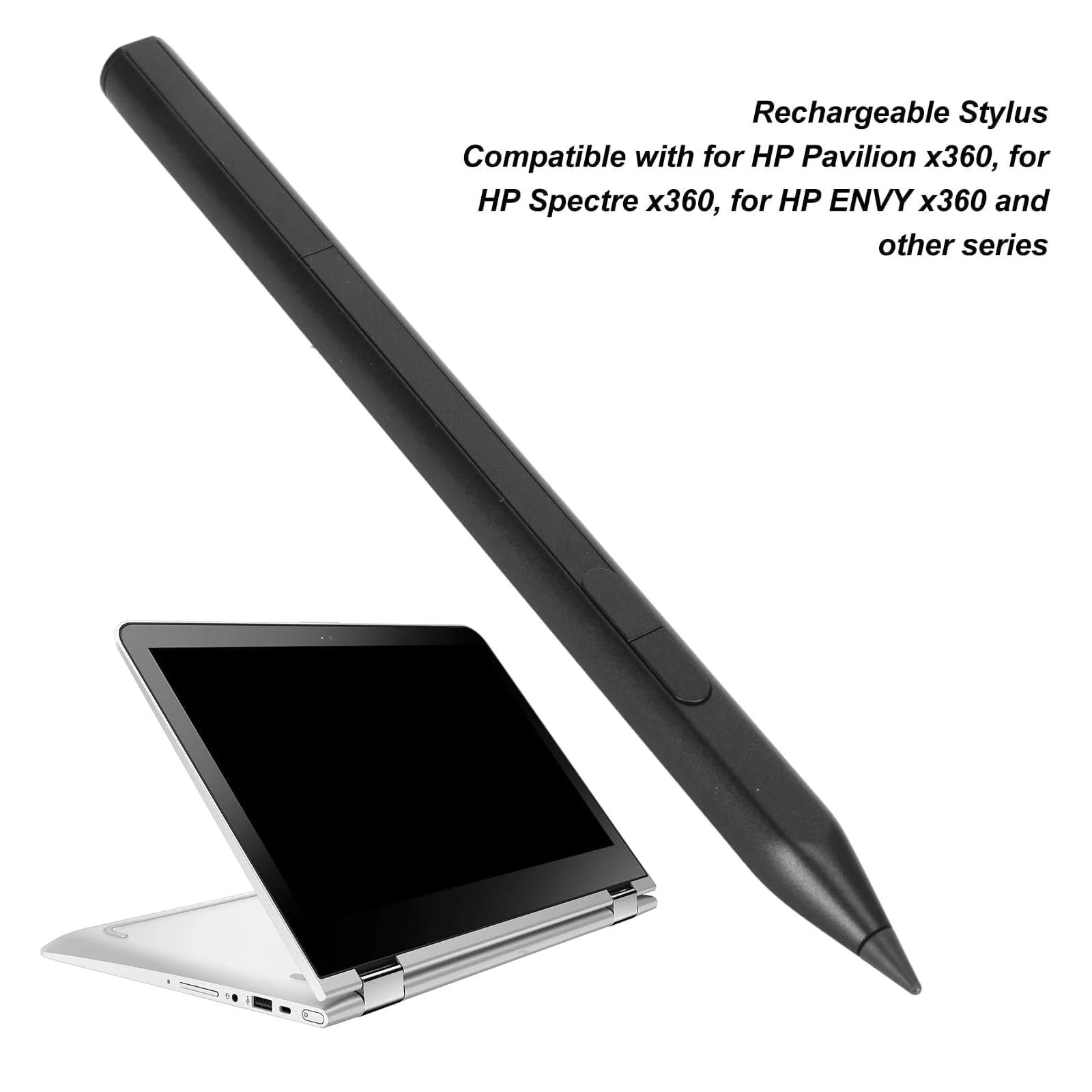 

Rechargeable MPP 2.0 Tip Pen for HP Envy x360 Pavilion x360 Spectre x360, Support MPP Tilt Pen with 4096 Pressure Sensitivity