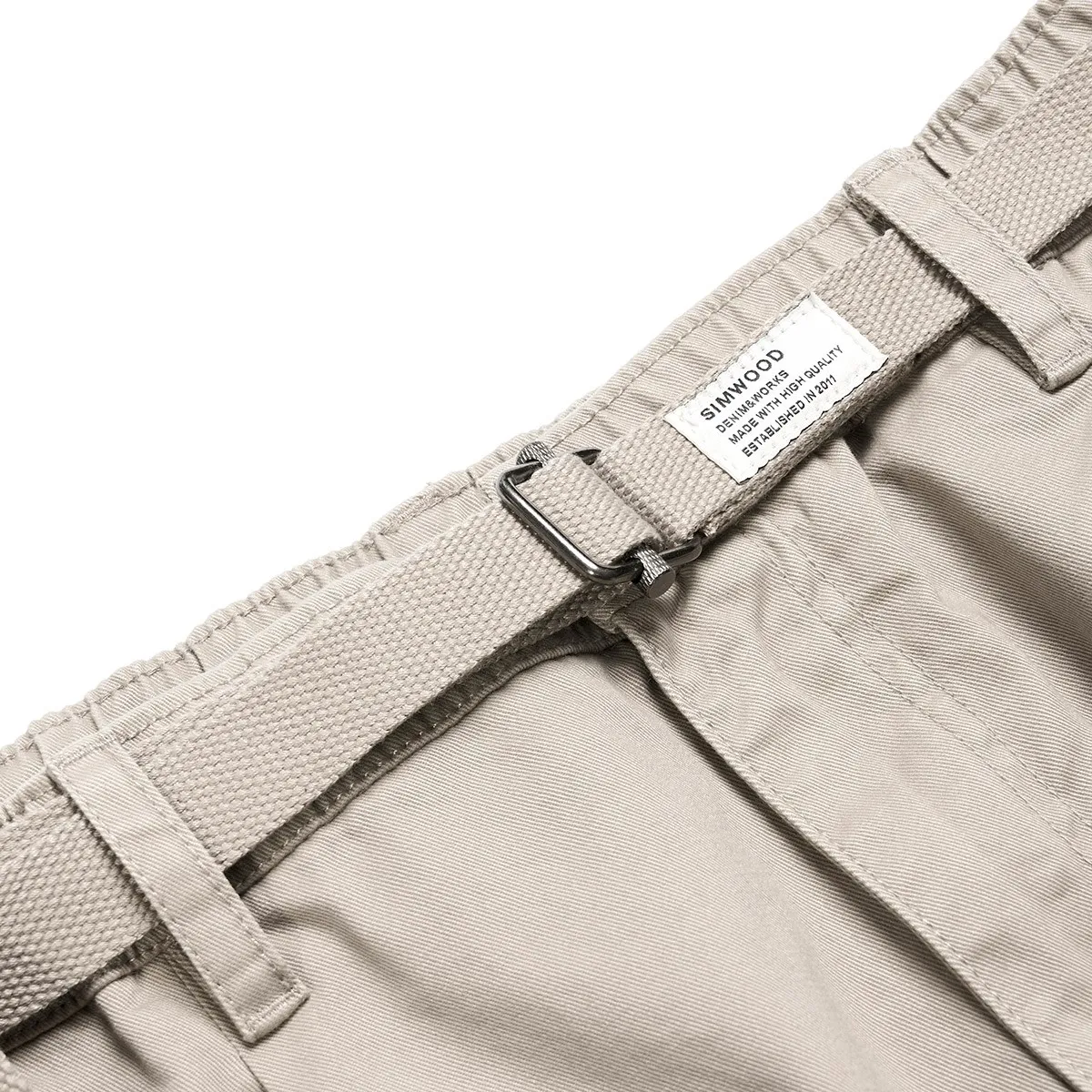 SIMWOOD-pantalones Cargo holgados para hombre, 2024 algodón, talla grande, alta calidad, Otoño, 100%