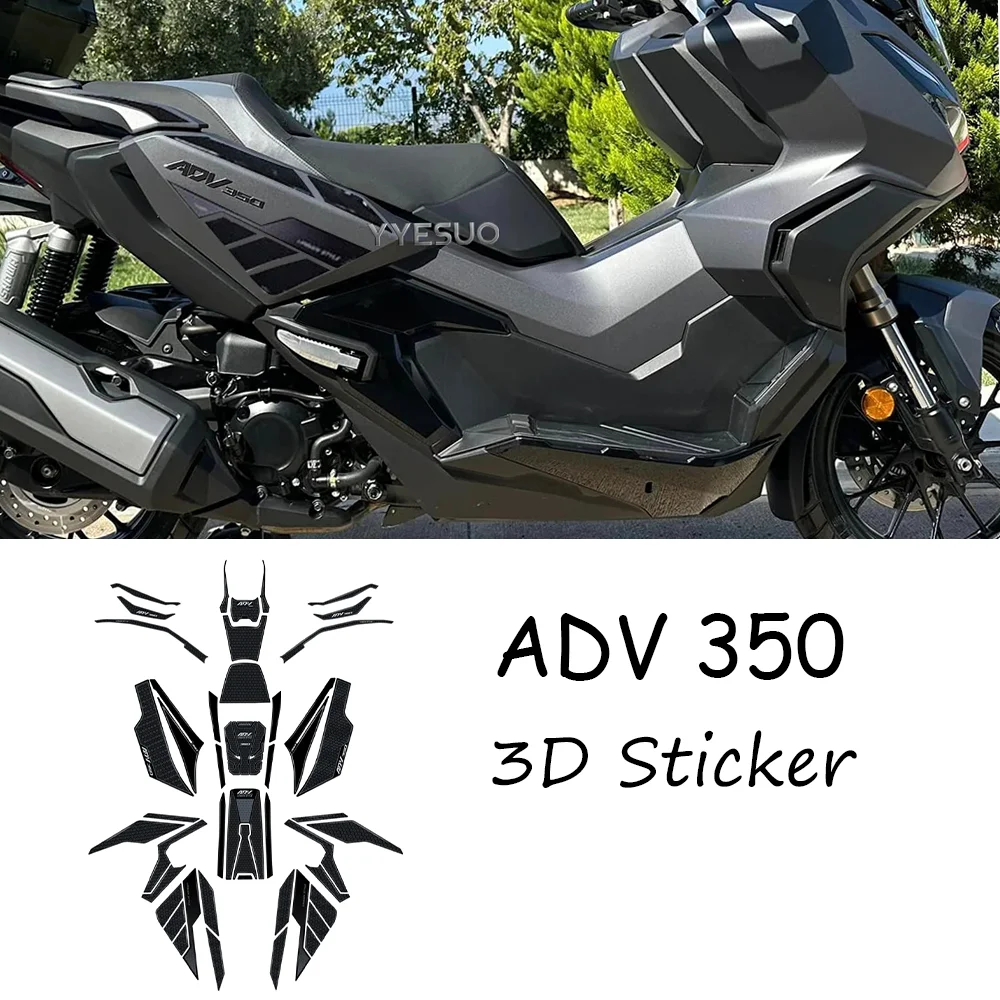 

Комплект 3D-наклеек для Honda ADV 350, защитные наклейки для краски мотоцикла, защита топливного бака ADV350, аксессуары, детали для модернизации