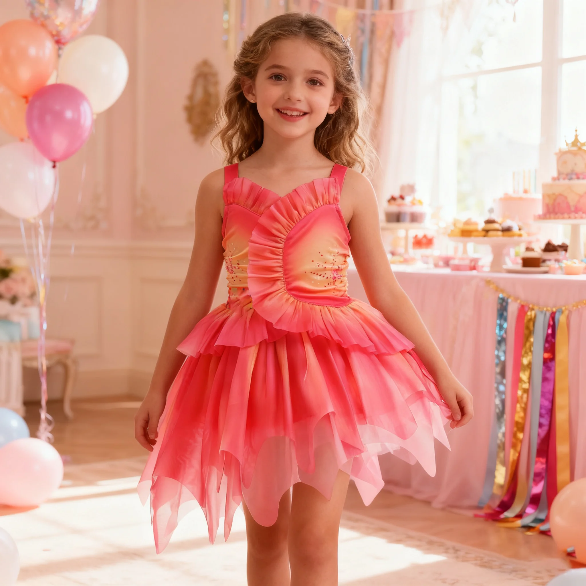Girls Good Wicked Glinda Cosplay Costume Wicked Pink Girls Disguise Birthday Party gown  3-10year Carnival Party Outfits Suit Un