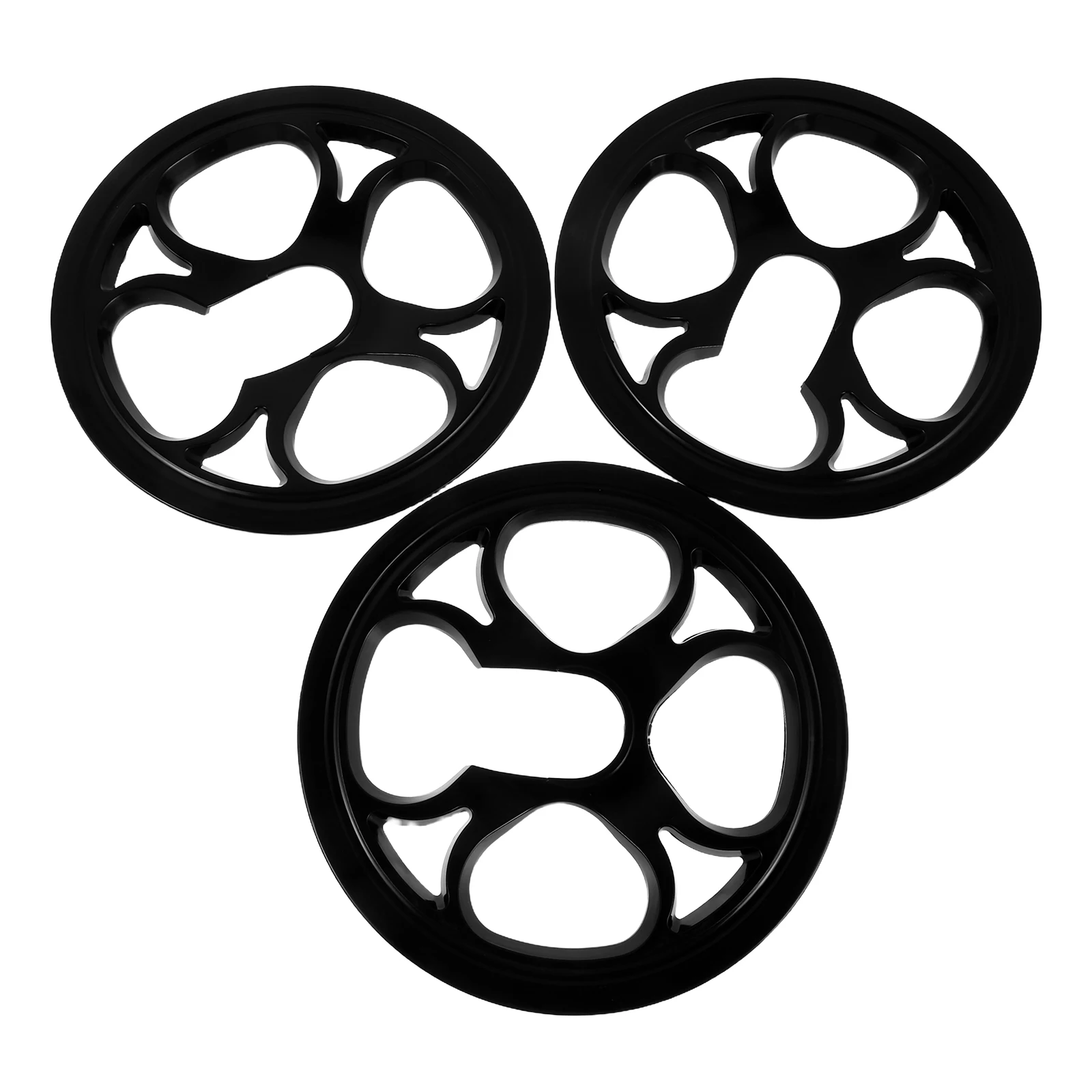 

3pcs Bicycle Chainring Lightweight Plastic Sprocket For Road Mountain Bikes 48T 4-Bolt For Mountain Bike Chain Cover