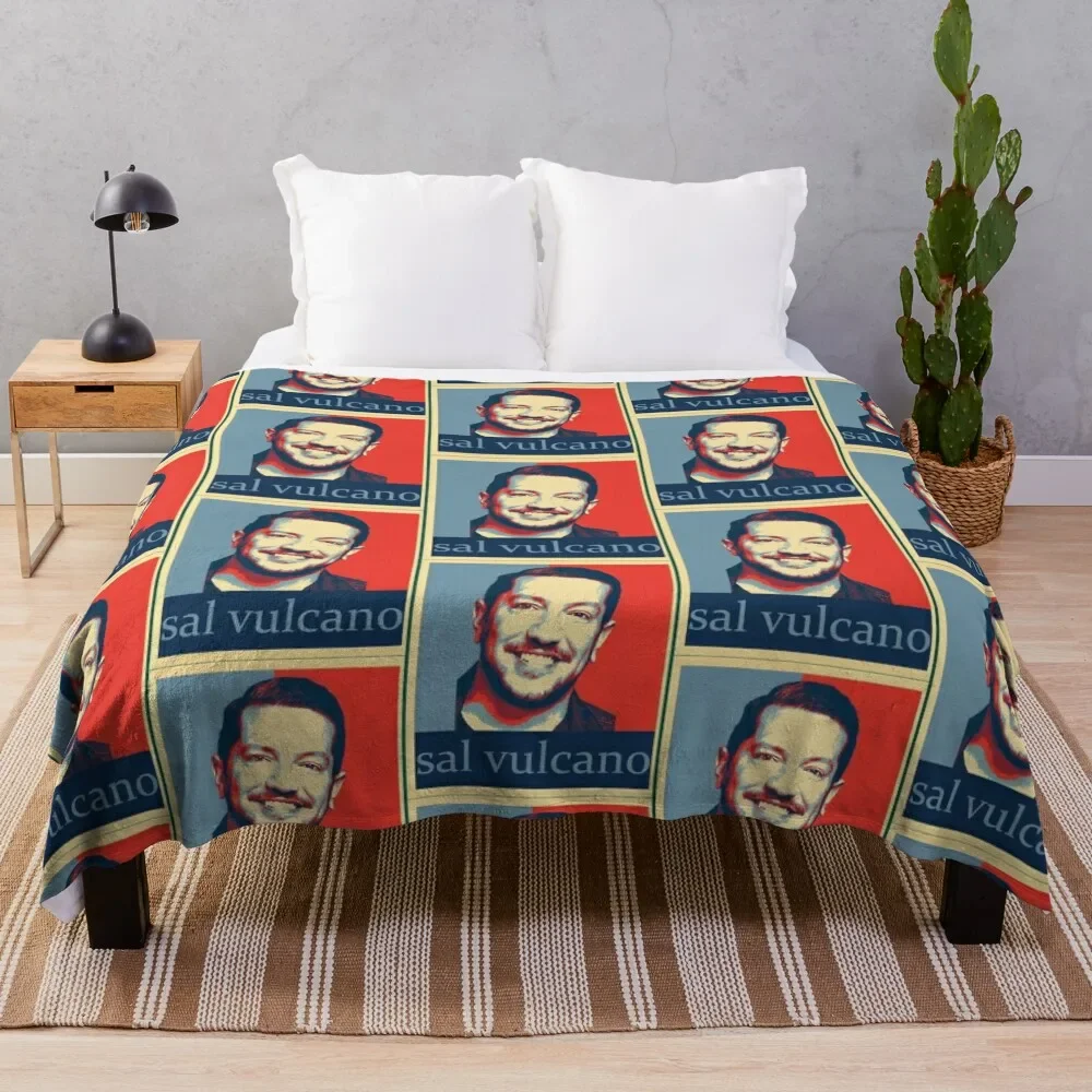 

Music Retro Sal Vulcano Retro Vintage Throw Blanket Decorative Sofa Soft Bed linens Blankets