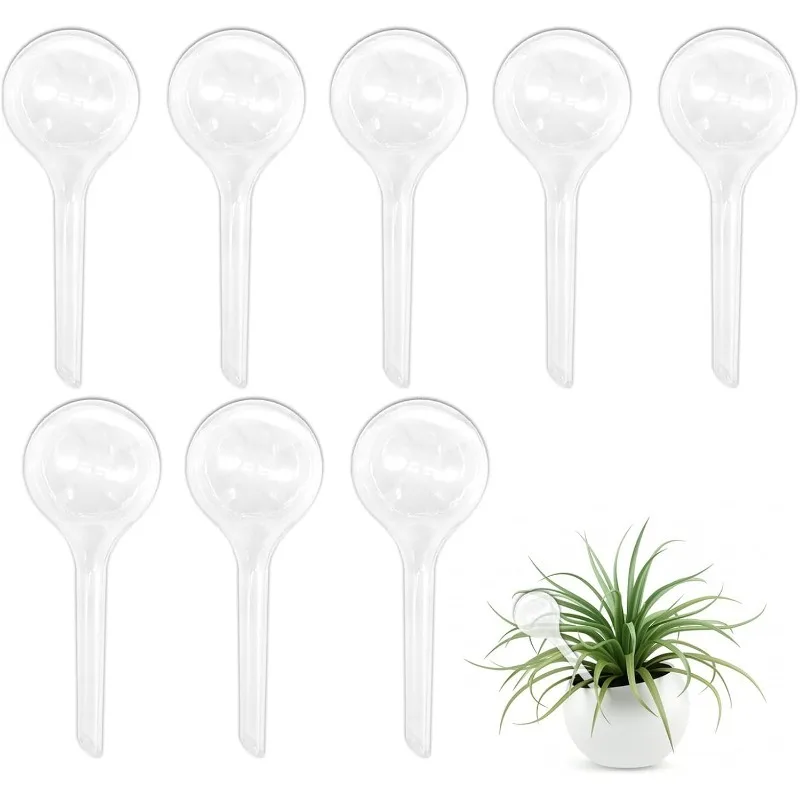 Plastic Self-Watering Bulbs, Clear Automatic Plant Watering Globes, Garden Water Device Indoor Outdoor