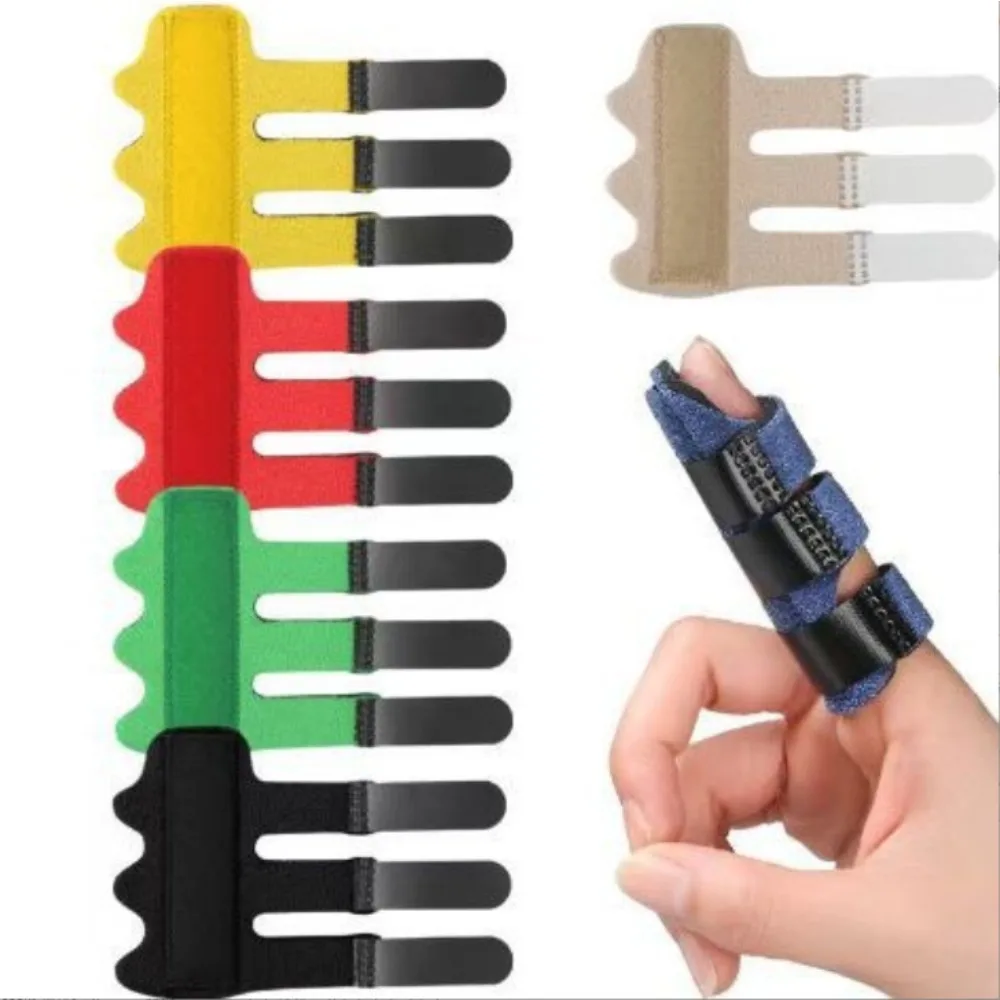 1PC Adjustable finger support with built-in hammer-shaped finger clip; tendon-relaxing accessory to relieve finger pain